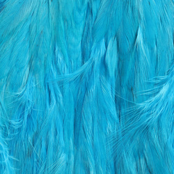 Hareline Pezza di pelle con piume soft hackle e marabù