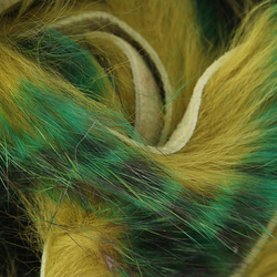 Hareline Strisce larghe di pelle di coniglio con pelo Magnum Tiger Barred
