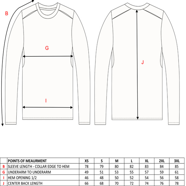 Taimen Tumnin - T-shirt a maniche lunghe in lana merino - Ocean Blue