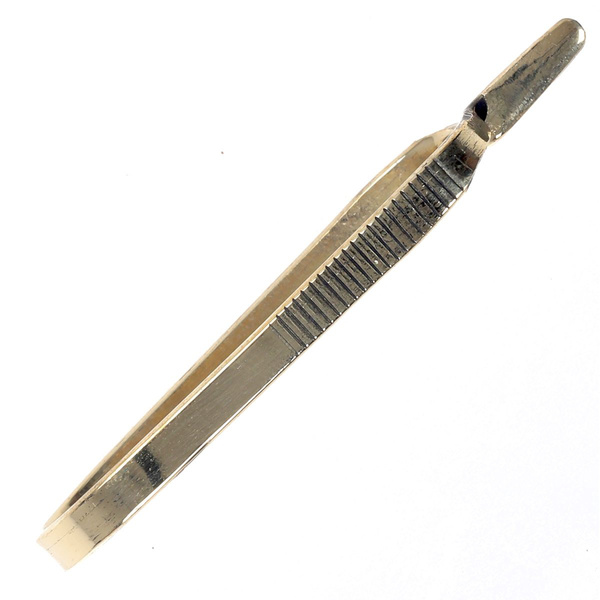 FFGene Pinza per hackle in ottone, grande
