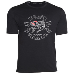 Taimen Ider T-shirt a maniche corte in lana merino - Black