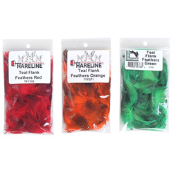 Hareline Teal Flank Feathers