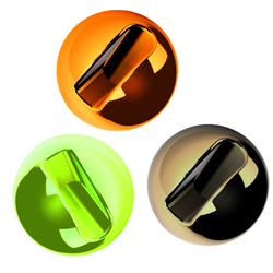 Perline in tungsteno FFGene Tungsten Slotted Bright Beads-3