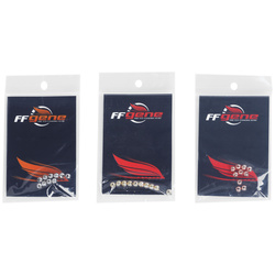 Perline in tungsteno FFGene Tungsten Slotted Beads Gold Bulk (100)