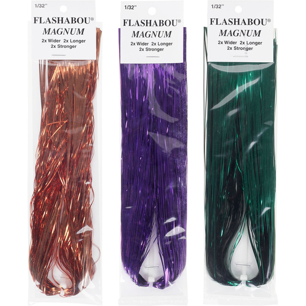 Fibre sintetiche per mosche artificiali Hedron Flashabou Magnum