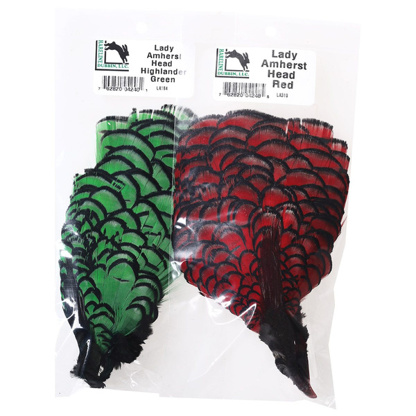 Hareline Piume della testa del fagiano di Lady Amherst