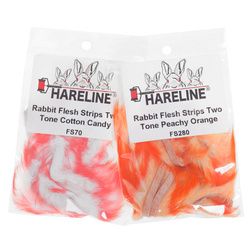 Hareline Strisce zonker di coniglio Flesh Two Tone