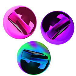 Perline in tungsteno FFGene Tungsten Slotted Bright Beads-4