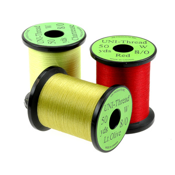 Filo di montaggio cerato Uni Thread 8/0 50yds
