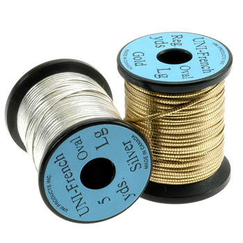 Tinsel metallico ovale Uni French Oval LG (1 mm)