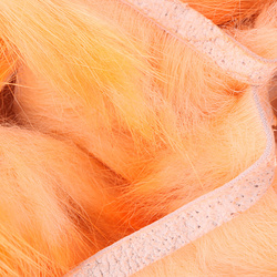Hareline Strisce di pelliccia di coniglio a taglio trasversale Crosscut Flesh Two Tone