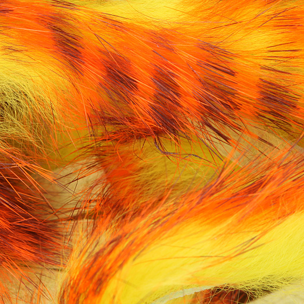 Hareline Strisce larghe di pelle di coniglio con pelo Magnum Tiger Barred