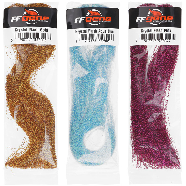 Fibre sintetiche per mosche artificiali FFGene Krystal Flash