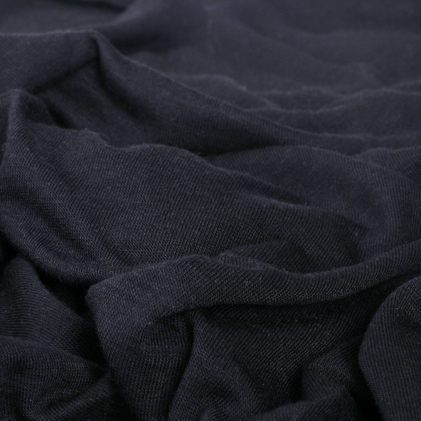 Taimen Uur T-shirt a maniche corte in misto cotone e merino - Deep Black