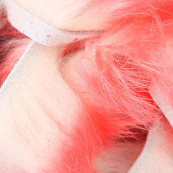 Hareline Strisce di pelliccia di coniglio a taglio trasversale Crosscut Flesh Two Tone