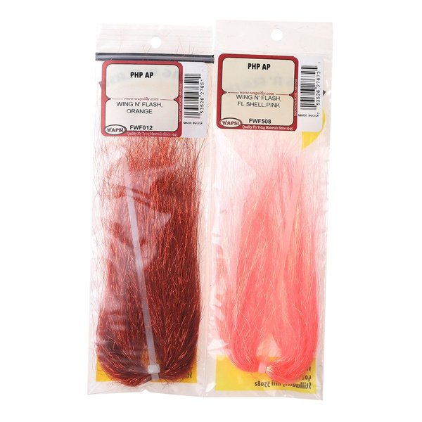 Fibre sintetiche per mosche artificiali Hedron Wing N' Flash