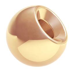 Perline in tungsteno FFGene Tungsten Beads Gold Bulk (100)