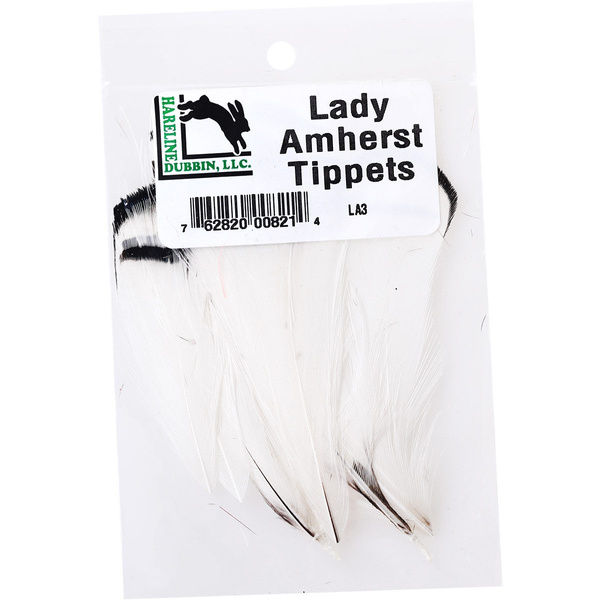 Hareline Tippet del collo del fagiano di Lady Amherst
