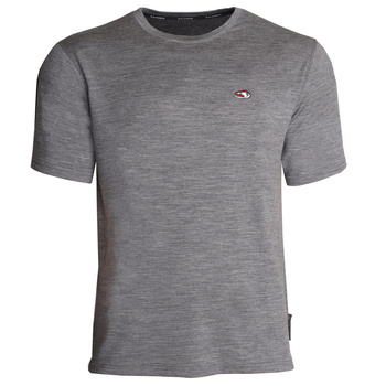 Taimen Ider T-shirt a maniche corte in lana merino - Grey