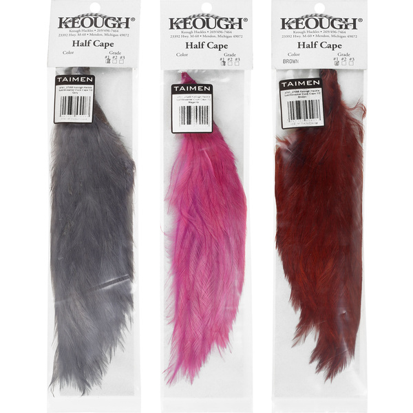 Mezzo collo di gallo per acqua salata e streamer Keough Hackle 1/2