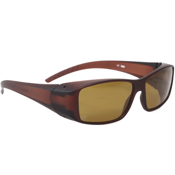 Occhiali polarizzati da pesca Aqua Fit Over Demi Brown