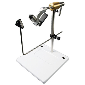 Morsetto da costruzione mosche Peak Rotary Vise W/Pedestal Base