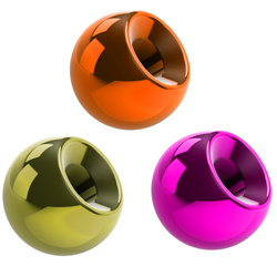 Perline in tungsteno FFGene Regular Tungsten Beads Metallic-4