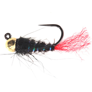 Giga per caddis CDC rosa nero