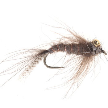 Tungsteno BH CDC Hackled Brown