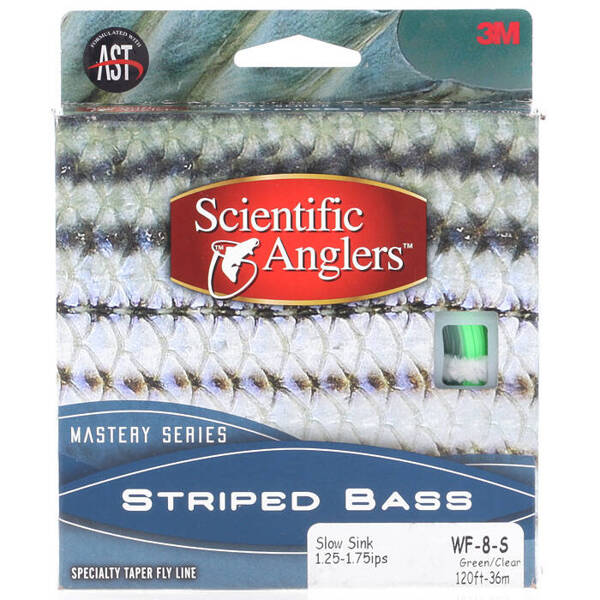 Code di topo Mastery Striped Bass Intermdiate Surf/Clear