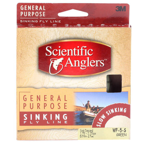 Code di topo Scientific Anglers General Purpose Sinking Lines Olive Green