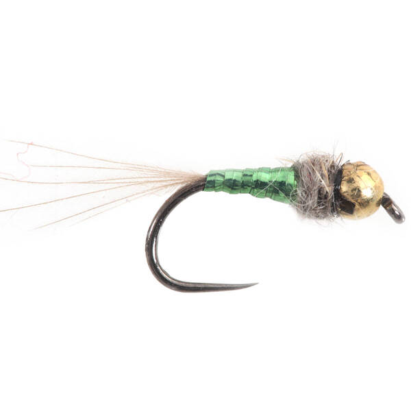 Tungsteno BH Micro Nymph Sparkle verde